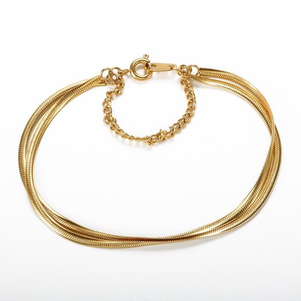 link, chain ins tredny women snake bracelet stainless steel gold color layer for, Black
link, chain ins tredny women snake bracelet stainless steel gold color layer for, Black