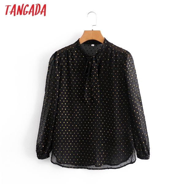 women golden print mesh shirts long sleeve bow elegant office ladies work wear blouses 3a20 210416, White
women golden print mesh shirts long sleeve bow elegant office ladies work wear blouses 3a20 210416, White