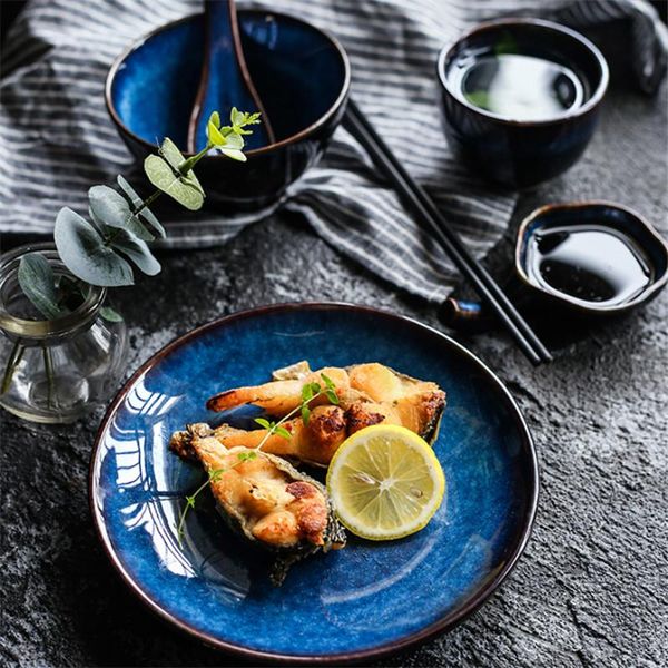 bowls japanese style deep blue glaze ceramic steak plate porcelain tableware dinner set dessert soup bowl tea cup sauce dish
bowls japanese style deep blue glaze ceramic steak plate porcelain tableware dinner set dessert soup bowl tea cup sauce dish