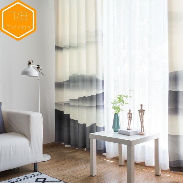 high-end chinese landscape printing curtains for living room bedroom balcony imitation cotton and linen curtain products & drapes
high-end chinese landscape printing curtains for living room bedroom balcony imitation cotton and linen curtain products & drapes