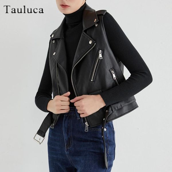 women's vests pu leather vest women black sleeveless coat jacket female autumn winter punk faux waistcoat outwear plus size, Black;white
women's vests pu leather vest women black sleeveless coat jacket female autumn winter punk faux waistcoat outwear plus size, Black;white