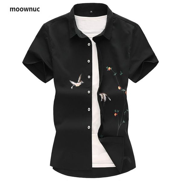 summer men's business shirts men fashion shirt man cotton short sleeve printing bird pattern slim fit male siz casual, White;black
summer men's business shirts men fashion shirt man cotton short sleeve printing bird pattern slim fit male siz casual, White;black
