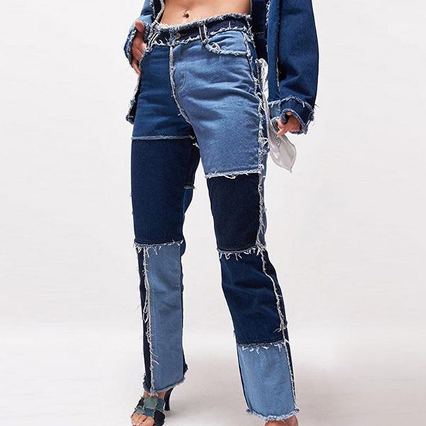 patchwork jeans skinny straight jean femme woman high waist with pockets pants color mom trousers denim women's, Blue
patchwork jeans skinny straight jean femme woman high waist with pockets pants color mom trousers denim women's, Blue