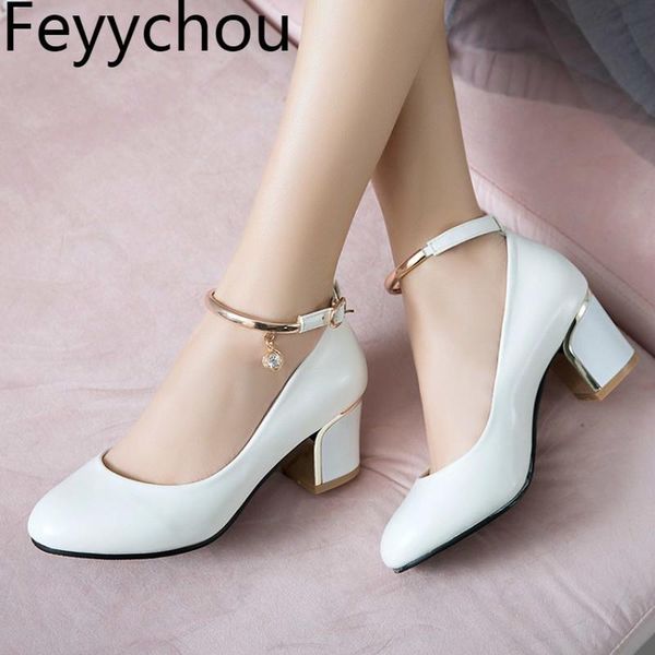 dress shoes women's pumps high heels spring autumn pu round toe buckle strap 2021 fashion casual party wedding black big size 34-43
dress shoes women's pumps high heels spring autumn pu round toe buckle strap 2021 fashion casual party wedding black big size 34-43