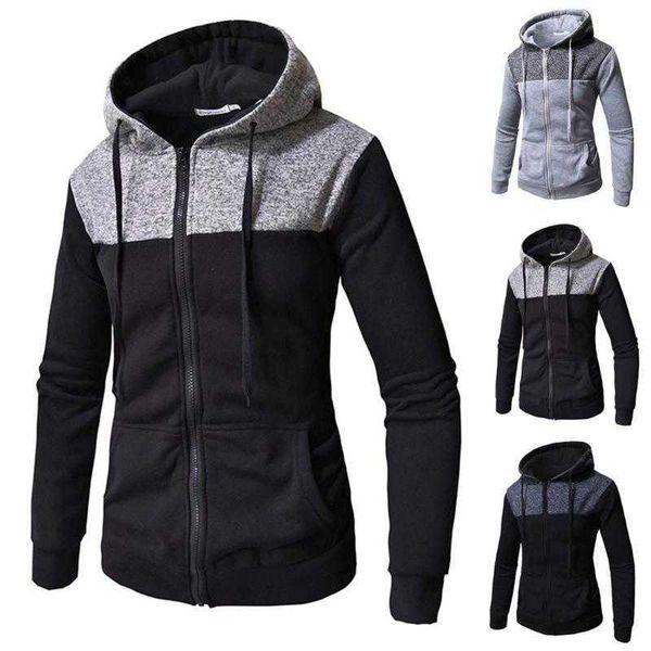 men's hoodies & sweatshirts four season men style simple fashion pure color long sleeve comfortable zipper patchwork sweatshirt, Black
men's hoodies & sweatshirts four season men style simple fashion pure color long sleeve comfortable zipper patchwork sweatshirt, Black