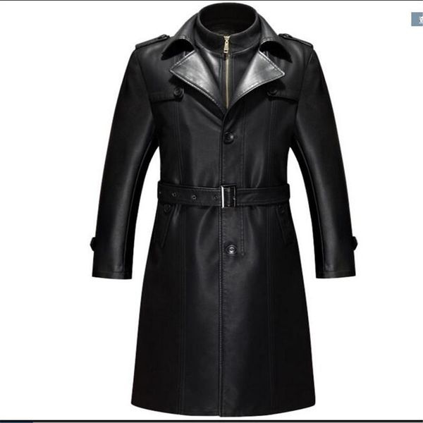 men's fur & faux casual jacket men parka pu clothing long jackets coats plus velvet leather overcoat 5xl, Black
men's fur & faux casual jacket men parka pu clothing long jackets coats plus velvet leather overcoat 5xl, Black