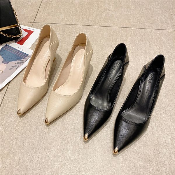 luxury dress shoes korean small thin heel pointed black high heels 2021 shallow mouth single women's work sho 5a
luxury dress shoes korean small thin heel pointed black high heels 2021 shallow mouth single women's work sho 5a