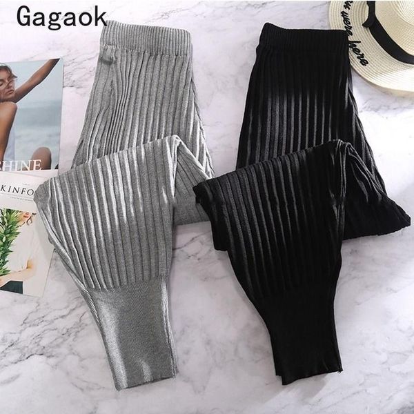 gagaok women korean ankle-length pant 2021 spring autumn solid high knitted warm clothes casual wild harem pants women's & capris, Black;white
gagaok women korean ankle-length pant 2021 spring autumn solid high knitted warm clothes casual wild harem pants women's & capris, Black;white
