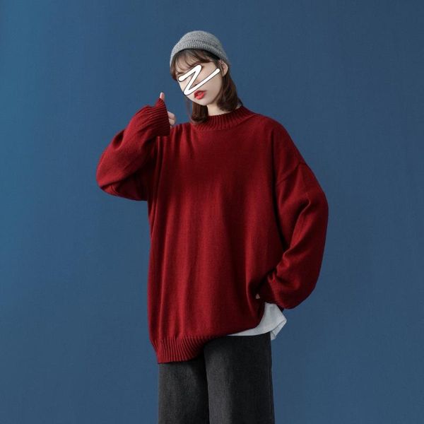 women's sweaters womens plus size knit pullover for autumn clothing solid vintage sweater korean fashion trends girl crewneck j, White;black
women's sweaters womens plus size knit pullover for autumn clothing solid vintage sweater korean fashion trends girl crewneck j, White;black