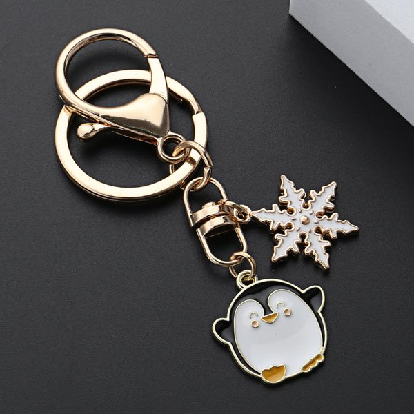 new design keychain lovely penguin snowflake key ring enamel key chains souvenir gifts diy car hanging jewelry handmade, Silver
new design keychain lovely penguin snowflake key ring enamel key chains souvenir gifts diy car hanging jewelry handmade, Silver