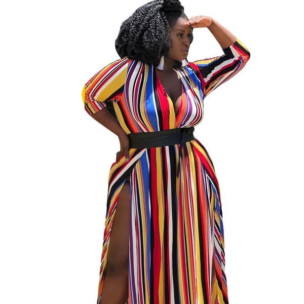 casual dresses autumn three quarter sleeve for woman striped deep v neck dress belt women plus size wholesale drop, Black;gray
casual dresses autumn three quarter sleeve for woman striped deep v neck dress belt women plus size wholesale drop, Black;gray