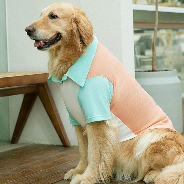 dog apparel summer patchwork shirt for large dogs mesh breathable golden retriever labrador clothes big casual clothing
dog apparel summer patchwork shirt for large dogs mesh breathable golden retriever labrador clothes big casual clothing