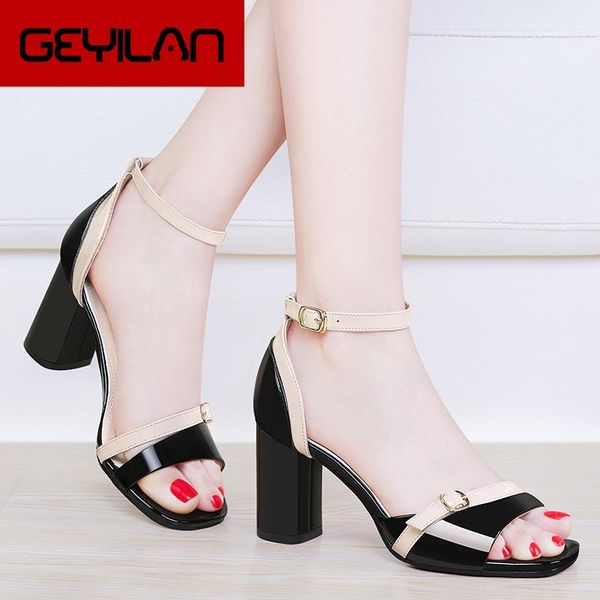 summer women sandals peep-toe buckle strap party leopard print yellow square high heels 8cm chaussures, Black
summer women sandals peep-toe buckle strap party leopard print yellow square high heels 8cm chaussures, Black