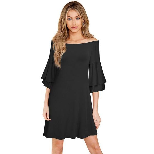 maternity dresses summer dress casual women's off shoulder flare sleeve solid loose plus size clothes for pregnant women, White
maternity dresses summer dress casual women's off shoulder flare sleeve solid loose plus size clothes for pregnant women, White