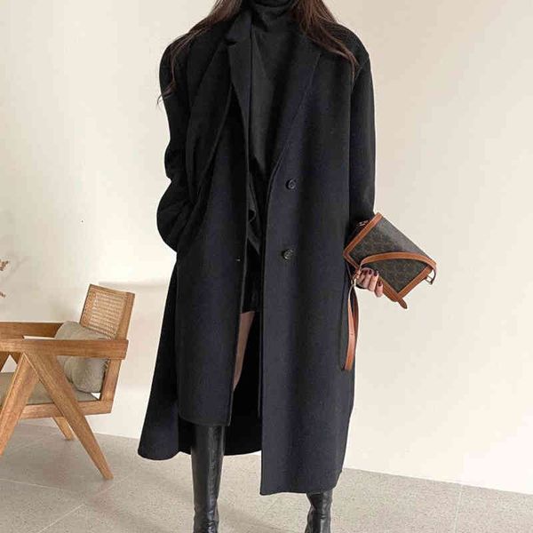 women's wool & blends retro shijia long wool coat chic black woman autumn female winter unique breasted loose elegant korean jacket mix
women's wool & blends retro shijia long wool coat chic black woman autumn female winter unique breasted loose elegant korean jacket mix