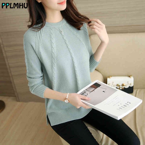women's sweaters basic ribbed knitted o-neck pullovers women large size side slit non-symmetrical 2021 casual slim knitwear f, White;black
women's sweaters basic ribbed knitted o-neck pullovers women large size side slit non-symmetrical 2021 casual slim knitwear f, White;black