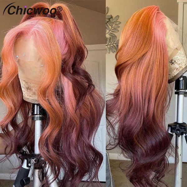 body wave brown pink ombre lace front wig pre plucked brazilian remy human hair highlight colored wigs transparent, Black;brown
body wave brown pink ombre lace front wig pre plucked brazilian remy human hair highlight colored wigs transparent, Black;brown