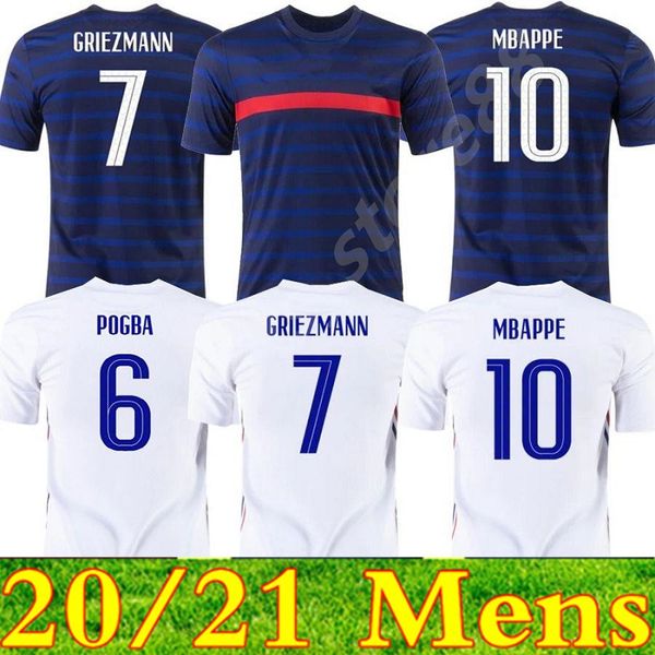 man + kids 2021 griezmann mbappe soccer jersey kante 20 21 centenary pogba shirt maillot de football zidane giroud matuidi kimpembe ndombele, Black;yellow