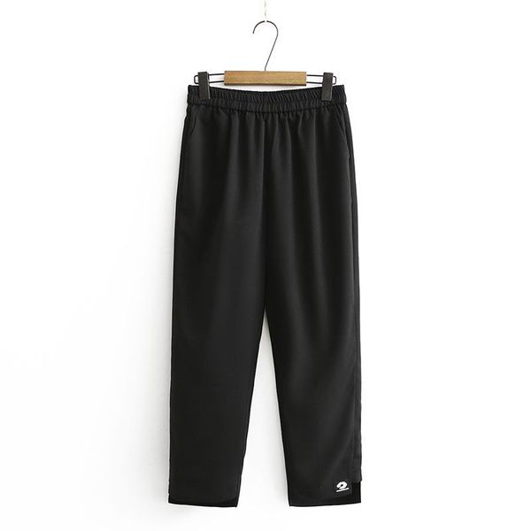 women's pants & capris plus size xl-4xl officewear black straight elastic waist casual simple ladies' long trousers, Black;white
women's pants & capris plus size xl-4xl officewear black straight elastic waist casual simple ladies' long trousers, Black;white