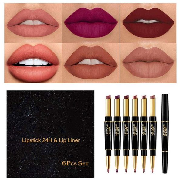matte lip gloss set liquid lipstick waterproof long lasting moisturizing women tint with double head 6pcs/set pencils
matte lip gloss set liquid lipstick waterproof long lasting moisturizing women tint with double head 6pcs/set pencils