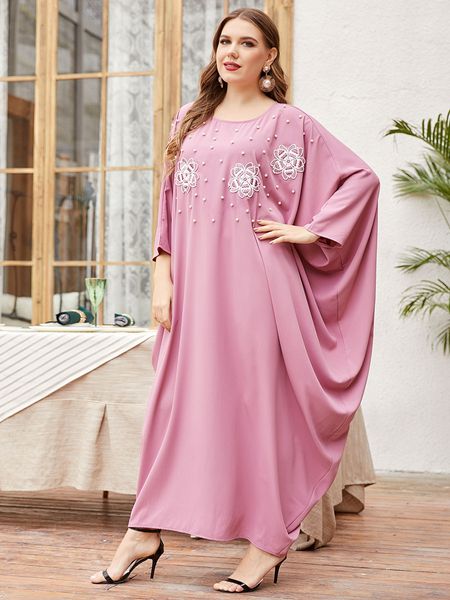 vintage muslim arabic dress women embroidery bat sleeve moroccan kaftan maxi hijab dresses islamic clothing dubai abaya vestidos, Red
vintage muslim arabic dress women embroidery bat sleeve moroccan kaftan maxi hijab dresses islamic clothing dubai abaya vestidos, Red