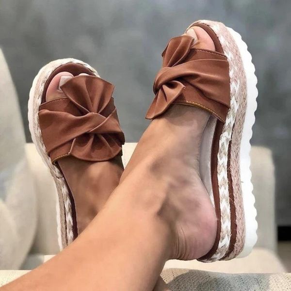 summer simple women's slip-on bow flat beach open toe breathable sandals weave shoes platform slippers zapatilla mujer, Black
summer simple women's slip-on bow flat beach open toe breathable sandals weave shoes platform slippers zapatilla mujer, Black
