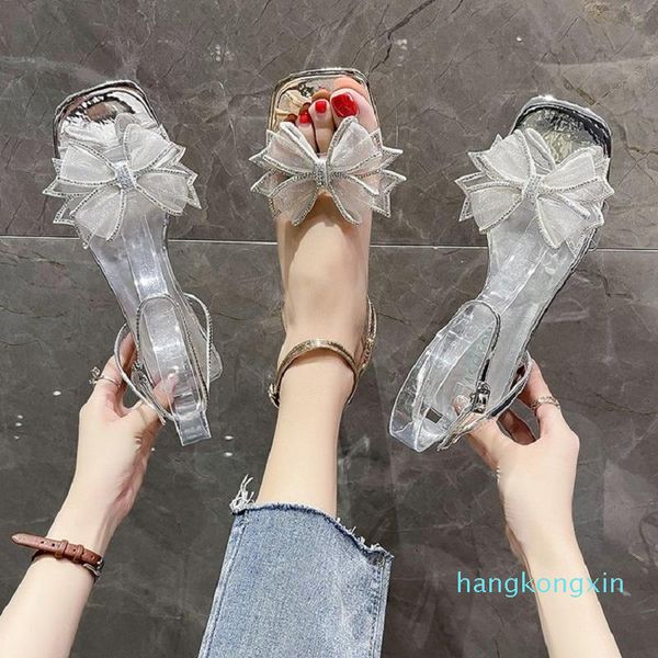 sandals summer fashion temperament exquisite sequined bow square heel ladies one-word buckle casual shoes large size., Black
sandals summer fashion temperament exquisite sequined bow square heel ladies one-word buckle casual shoes large size., Black