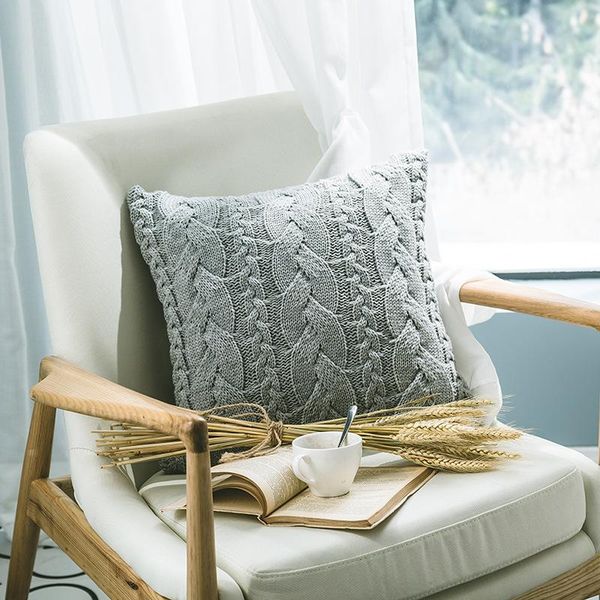 cushion/decorative pillow junwell acrylic knitted cushion twist throw sofa office back braided coussin cojines decorative 45x45cm square
cushion/decorative pillow junwell acrylic knitted cushion twist throw sofa office back braided coussin cojines decorative 45x45cm square