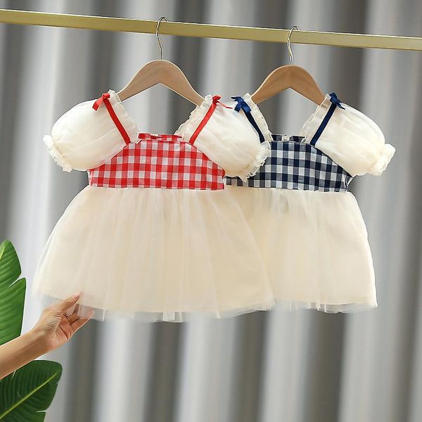 toddler baby girl dress lace lattice print born dresses for girls clothes princess tulle girl's, Red;yellow
toddler baby girl dress lace lattice print born dresses for girls clothes princess tulle girl's, Red;yellow