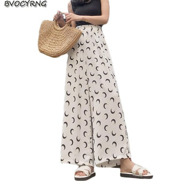 women's pants & capris chiffon wide-leg spring summer thin high waist printed ice silk female loose wild casual trousers, Black;white
women's pants & capris chiffon wide-leg spring summer thin high waist printed ice silk female loose wild casual trousers, Black;white