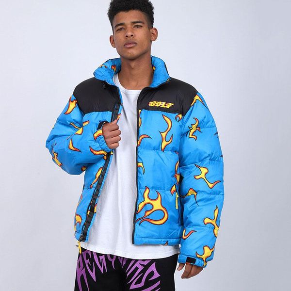 men's down & parkas season fashion mens flame all over printed puffer jacket winter high quality, Black
men's down & parkas season fashion mens flame all over printed puffer jacket winter high quality, Black