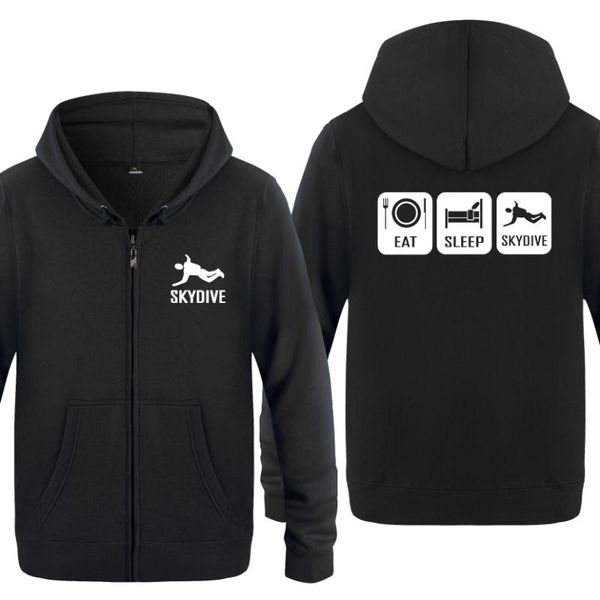 men's hoodies & sweatshirts eat sleep skydive skydiving parachute men 2021 mens zipper hooded fleece cardigans, Black
men's hoodies & sweatshirts eat sleep skydive skydiving parachute men 2021 mens zipper hooded fleece cardigans, Black
