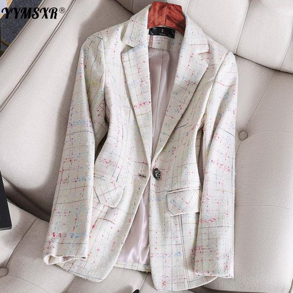 women's suits & blazers s-4xl high-quality suit plus size 2021 autumn and winter fashion slim long-sleeved jacket casual plaid coat, White;black
women's suits & blazers s-4xl high-quality suit plus size 2021 autumn and winter fashion slim long-sleeved jacket casual plaid coat, White;black