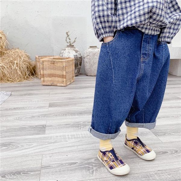 jeans toddler girls boys korean style casual loose solid wide leg denim pants for girl boy kids autumn children's, Blue
jeans toddler girls boys korean style casual loose solid wide leg denim pants for girl boy kids autumn children's, Blue