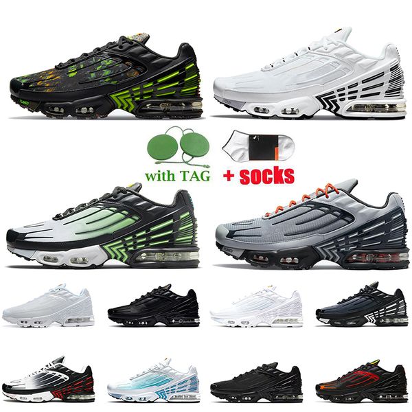 men womens tn plus 3 running shoes tuned mens sneakers mesh triple white black navy blue orange red iridescent multi crater trainers, White;red
men womens tn plus 3 running shoes tuned mens sneakers mesh triple white black navy blue orange red iridescent multi crater trainers, White;red