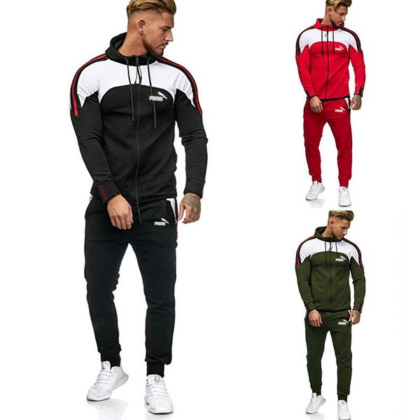 men's tracksuits sportswear sets men hoodies set fashion brand casual patchwork tracksuit mens two piece sport suit clothing, Gray
men's tracksuits sportswear sets men hoodies set fashion brand casual patchwork tracksuit mens two piece sport suit clothing, Gray
