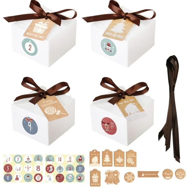 gift wrap 24 sets christmas 1-24 advent calendar kraft paper candy box with tags stickers ribbon storage decoration
gift wrap 24 sets christmas 1-24 advent calendar kraft paper candy box with tags stickers ribbon storage decoration
