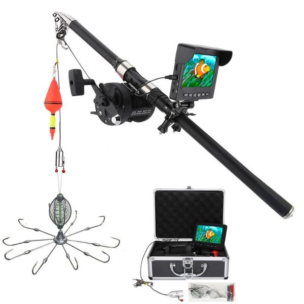 cameras 20m 30m underwater fish fishing finder kit 1000tvl aluminum alloy video camera 4.3" monitor hooks and cable pulley
cameras 20m 30m underwater fish fishing finder kit 1000tvl aluminum alloy video camera 4.3" monitor hooks and cable pulley