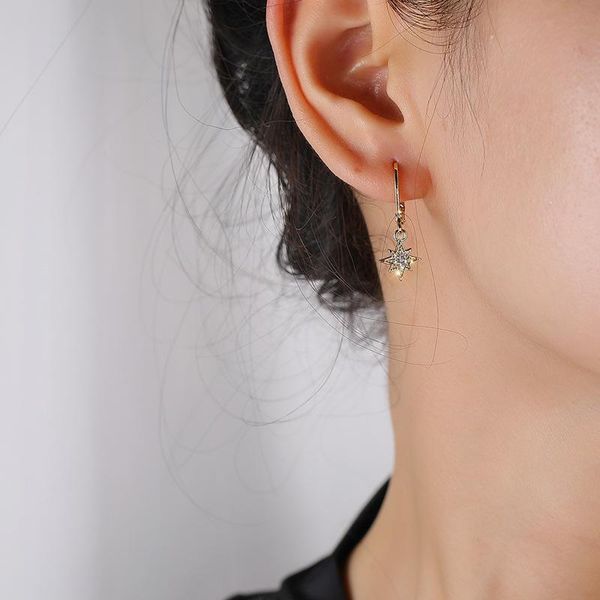 hoop & huggie fashion korean punk rock jewelry for women genuine creative asymmetric star moon ear stud earrings, Golden;silver
hoop & huggie fashion korean punk rock jewelry for women genuine creative asymmetric star moon ear stud earrings, Golden;silver