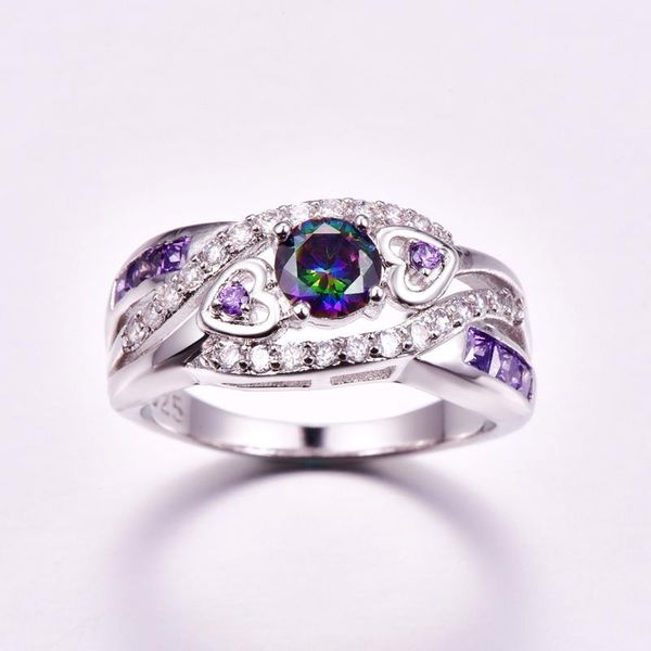 wedding rings arrival oval heart cut design multicolor & purple white cz silver ring size 6 7 8 9 fashion women jewelry gift, Slivery;golden
wedding rings arrival oval heart cut design multicolor & purple white cz silver ring size 6 7 8 9 fashion women jewelry gift, Slivery;golden