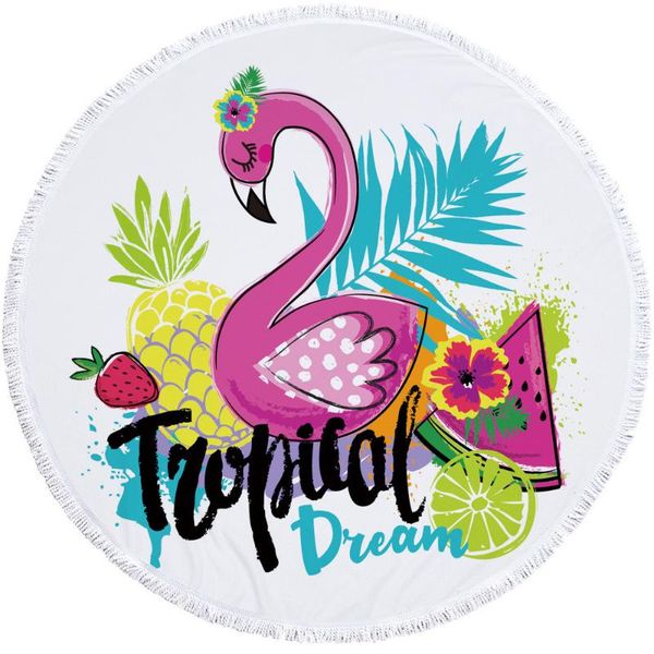 towel cute cartoon tropical summer flamingo pineapple leaves flower printed round beach circle blanket serviette de plage
towel cute cartoon tropical summer flamingo pineapple leaves flower printed round beach circle blanket serviette de plage