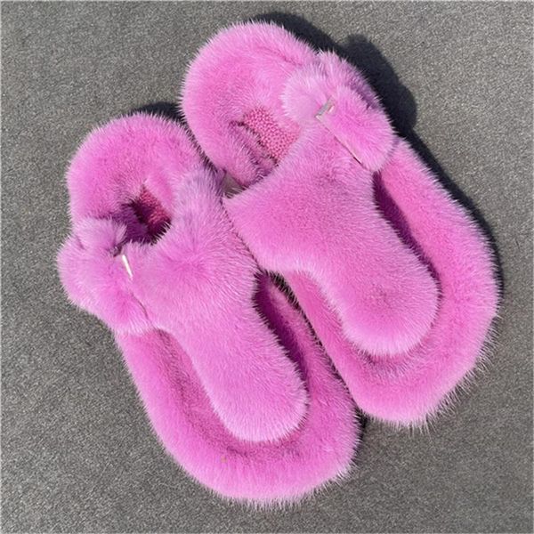 slippers 2010 men's and women's same style fur 100% high-quality mink couple flat flip-flops, Black
slippers 2010 men's and women's same style fur 100% high-quality mink couple flat flip-flops, Black