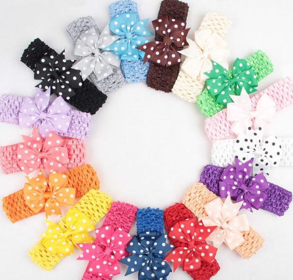 elastic band headband baby polka dots bows with clip kids hairpin hair accessories, Slivery;white
elastic band headband baby polka dots bows with clip kids hairpin hair accessories, Slivery;white