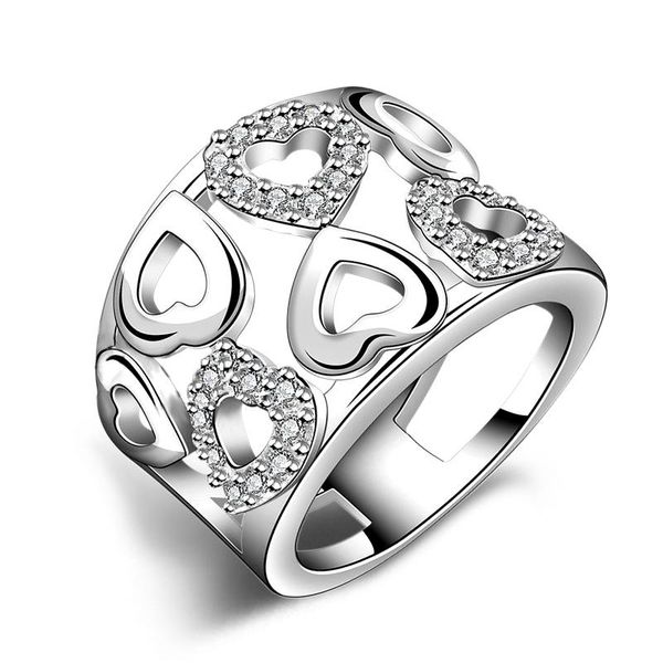 wedding rings silver ring classic temperament female models simple fashion love zircon hand jewelry to give gifts, Slivery;golden
wedding rings silver ring classic temperament female models simple fashion love zircon hand jewelry to give gifts, Slivery;golden