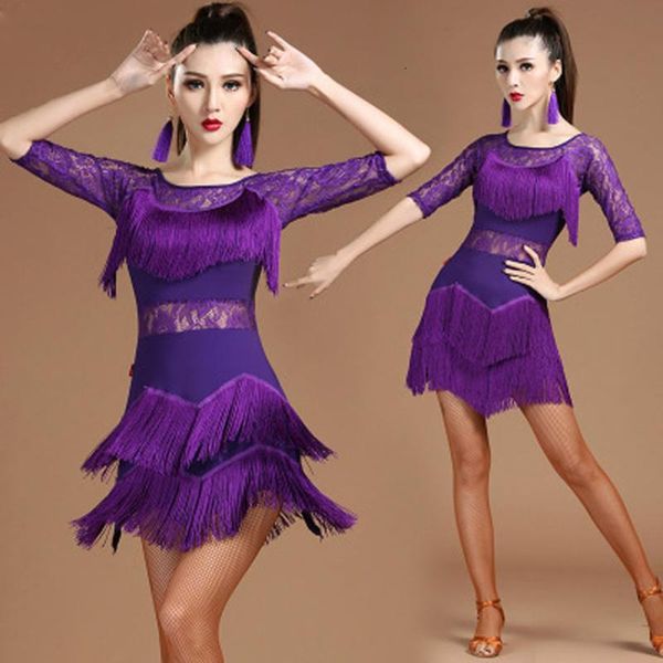 stage wear latin dance performance clothing lace tassel social dress national ballroom competition qeft, Black;red
stage wear latin dance performance clothing lace tassel social dress national ballroom competition qeft, Black;red