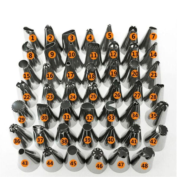 baking & pastry tools 48 pcs/set stainless steel icing piping nozzle set diy cake decorating tips cupcake nozzles
baking & pastry tools 48 pcs/set stainless steel icing piping nozzle set diy cake decorating tips cupcake nozzles