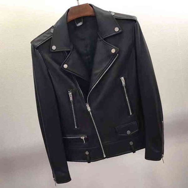 men coat spring and autumn import genuine leather et turn-down collar locomotive model size l-4xl, Black
men coat spring and autumn import genuine leather et turn-down collar locomotive model size l-4xl, Black