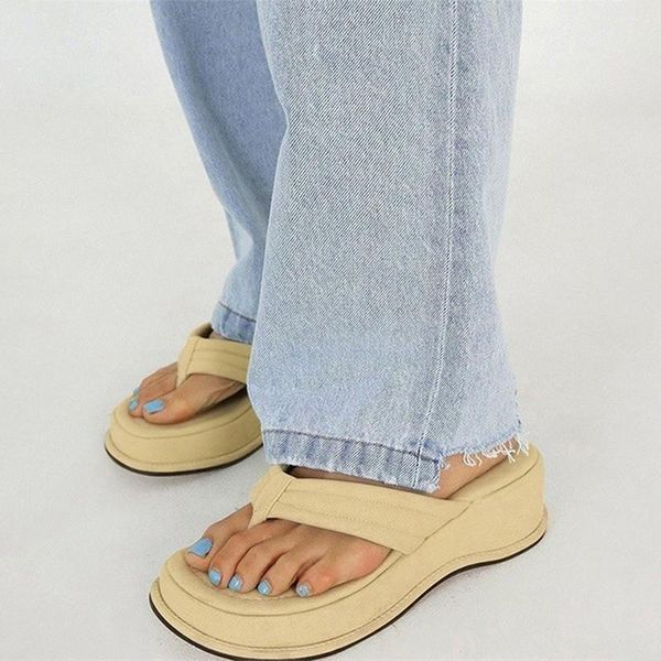 slippers brand flip flops summer fashion women shoes design slope heel platform shoe high heels 2021 slipper, Black
slippers brand flip flops summer fashion women shoes design slope heel platform shoe high heels 2021 slipper, Black