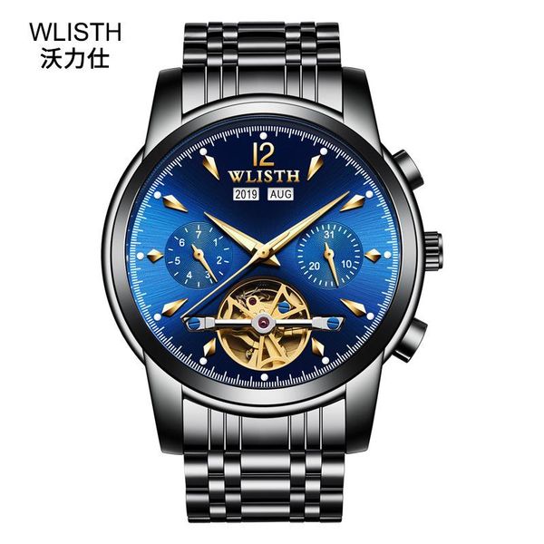 wristwatches wlisth men's tourbillon waterproof watches automatic mechanical men skeleton watch male wristwatch relogio masculino, Slivery;brown
wristwatches wlisth men's tourbillon waterproof watches automatic mechanical men skeleton watch male wristwatch relogio masculino, Slivery;brown