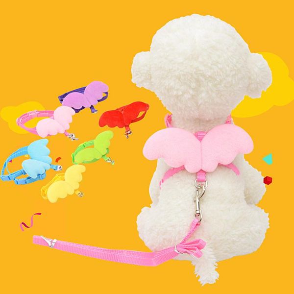 dog collars & leashes adjustable beautiful angel wings harness candy straps pet vest chest strap leash 6 color goods for pets chihuahua
dog collars & leashes adjustable beautiful angel wings harness candy straps pet vest chest strap leash 6 color goods for pets chihuahua